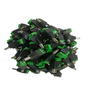 Pachet 100 buc. conectori de alimentare (TATA) cu surub SDC-CAT-PAK