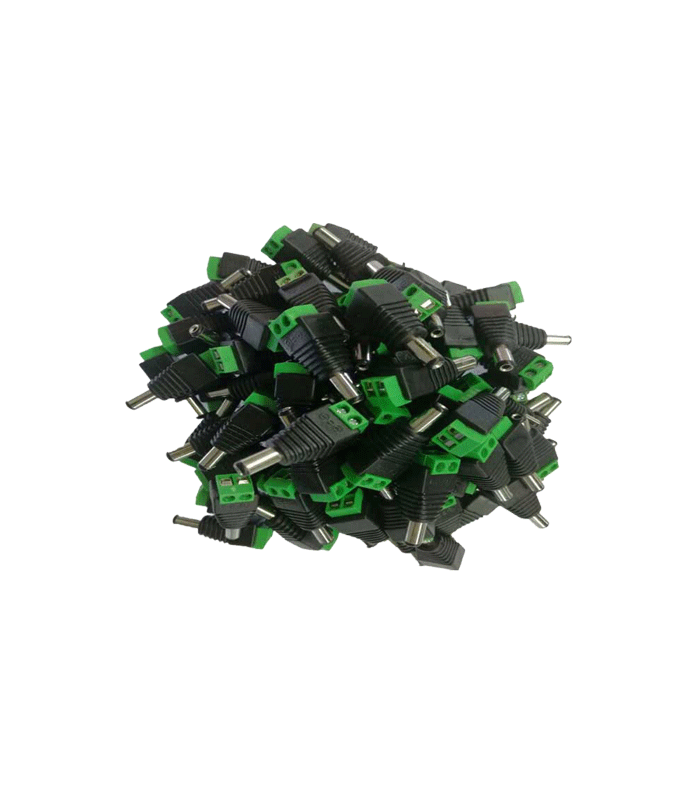 Pachet 100 buc. conectori de alimentare (TATA) cu surub SDC-CAT-PAK