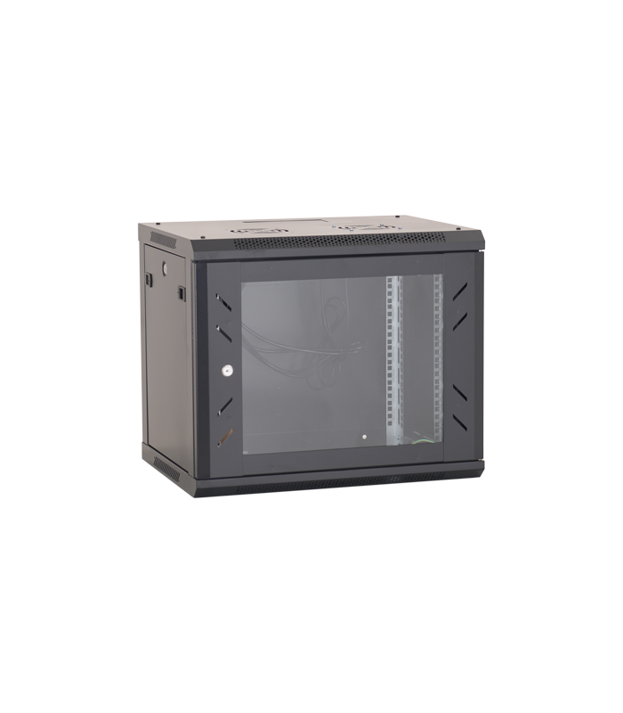 Rack perete 12U 19' 600x600, negru - ASYTECH Networking ASY-12U-6060W