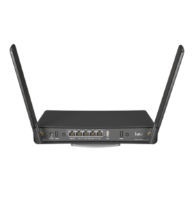 hAP acÂ³, 5 x Gigabit, 1 x PoE, 802.11b/g/n 2.4Ghz, 802.11ac 5Ghz, antene externe 3dBi 2.4GHz, 5.5dBi 5GHz - MikroTik
