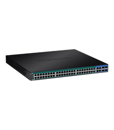 Switch 52 porturi Gigabit Web Smart, 48 x PoE+, 4 x Gigabit/SFP - TRENDnet TPE-5240WS