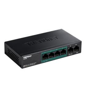 Switch 6 porturi Fast Ethernet PoE+ 60W - TRENDnet TPE-S50