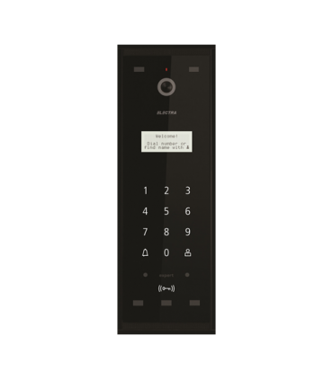 Panou exterior video EXPERT pentru BLOCURI - 255 de Familii, G3 - ELECTRA VPM.0BS03.ELBE5