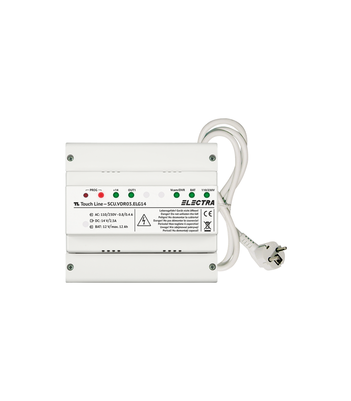 Unitate centrala de alimentare 1 iesire pentru HOME + URBAN + EXPERT, G3 - ELECTRA SCU.VDR03.ELG14