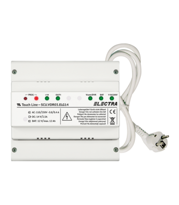 Unitate centrala de alimentare 1 iesire pentru HOME + URBAN + EXPERT, G3 - ELECTRA SCU.VDR03.ELG14
