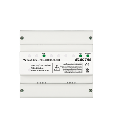 Unitate centrala de alimentare auxiliara pentru HOME + URBAN + EXPERT, G3 - ELECTRA PSU.VDR03.ELG04