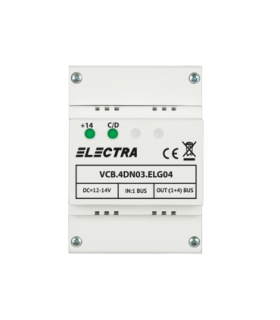 Doza derivatie video 4 iesiri pentru HOME + URBAN, G3 - ELECTRA VCB.4DN03.ELG04