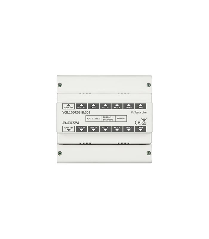 Doza derivatie video 10 iesiri pentru EXPERT, G3 - ELECTRA VCB.10DR03.ELG05