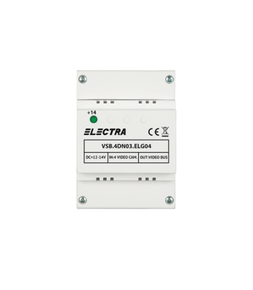 Doza selectie video 4 intrari pentru HOME + URBAN, G3 - ELECTRA VSB.4DN03.ELG04