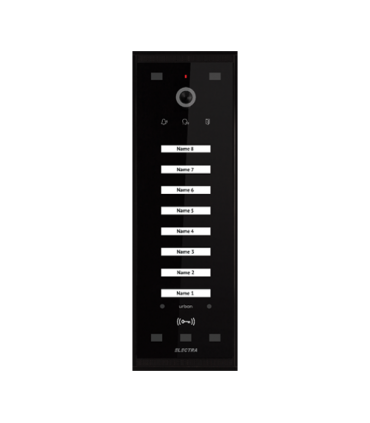 Panou exterior video Urban pentru 8 Familii, montaj aparent - SMART, G3 - ELECTRA VPM.08S03.ELBU4