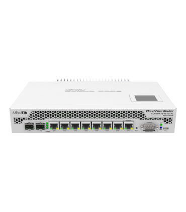 Cloud Core Router, 7 x Gigabit, 1 x combo SFP/Gigabit, 1 x SFP+, RouterOS L6, desktop - Mikrotik CCR1009-7G-1C-1S+PC