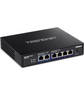 Switch 6 porturi, 4 x 2.5G si 2 x 10G , Fanless - TRENDnet TEG-S762