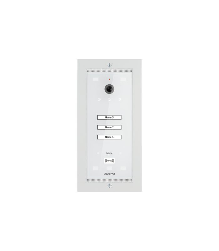 Panou exterior video Home pentru 3 Familii - SMART, G3 - ELECTRA VPM.03F03.ELWH4