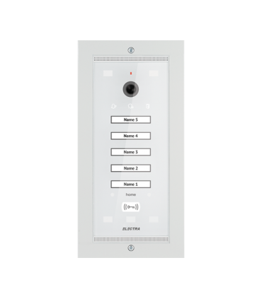 Panou exterior video Home pentru 5 Familii - SMART, G3 - ELECTRA VPM.05F03.ELWH4