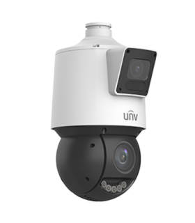 Camera Dual-lens IP, PTZ, 4MP, 25X, IR100m&WL30m, Audio, Alarm, PoE, IP66 - UNV IPC94144SFW-X25-F40C