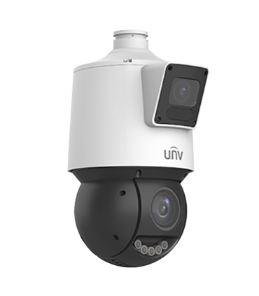 Camera Dual-lens IP, PTZ, 4MP, 25X, IR100m&WL30m, Audio, Alarm, PoE, IP66 - UNV IPC94144SFW-X25-F40C