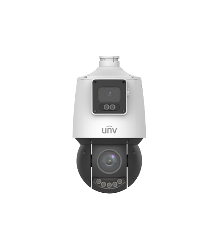 Camera Dual-lens IP, PTZ, 4MP, 25X, IR100m&WL30m, Audio, Alarm, PoE, IP66 - UNV IPC94144SFW-X25-F40C