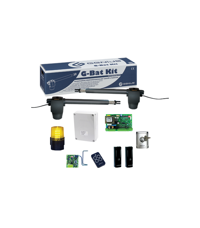 Kit automatizare poarta batanta G-BAT 300, 2x2.5m - GENIUS G-BAT300-51701271-KIT