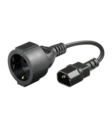 Cablu alimentare IEC - SCHUKO, 20 cm IEC-SCHUKO-20
