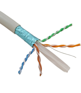 Cablu FTP, cat 6E, CUPRU 100%, manta LSZH 305m - ELAN, ELN-FTP-6e-CU