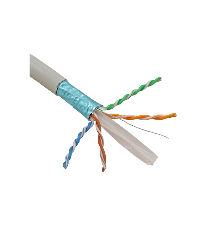 Cablu FTP, cat 6E, CUPRU 100%, manta LSZH 305m - ELAN, ELN-FTP-6e-CU