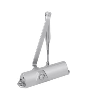 Amortizor hidraulic argintiu cu brat articulat - DORMA TS68-SILVER