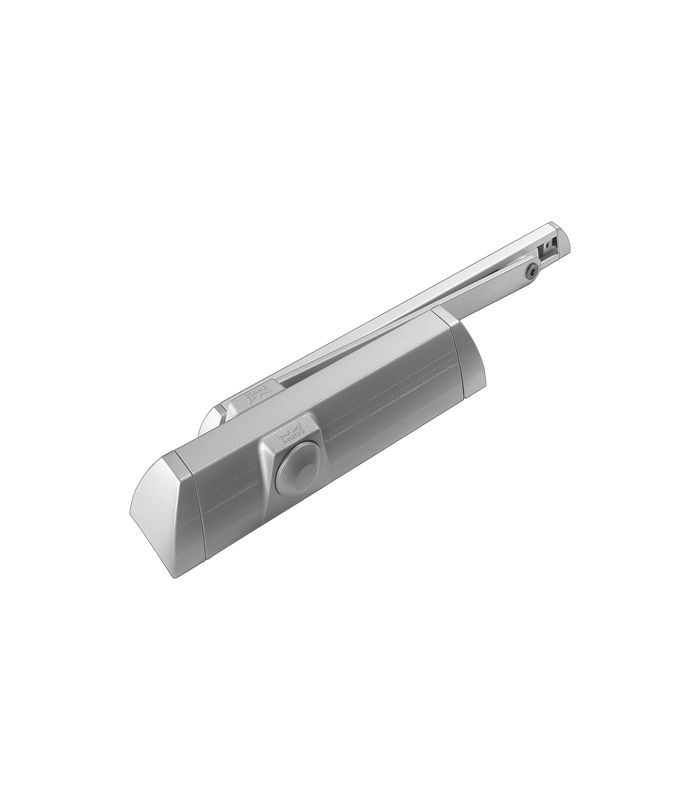 Amortizor hidraulic cu brat glisant, argintiu - DORMA TS90-IMPULSE-SILVER