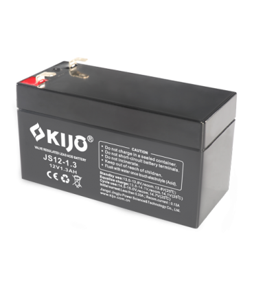 Acumulator AGM 12V, 1.3Ah, F1 - KIJO JS12-1.3