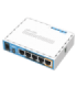 Router Mikrotik HAP, ac lite, 500 Mbit/s, Alb, Power over Ethernet (PoE) Suport