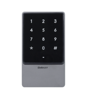 Controler stand-alone cu tastatura touch si cititor card EM 125kHz + Mifare 13.56MHz, carcasa antivandal - SEBURY SEB-sTouch2