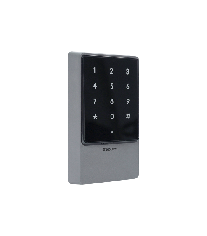 Controler stand-alone cu tastatura touch si cititor card EM 125kHz + Mifare 13.56MHz, carcasa antivandal - SEBURY SEB-sTouch2