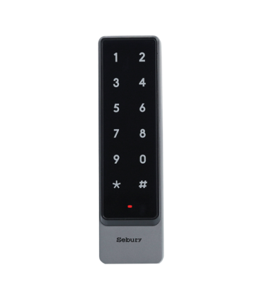 Controler stand-alone cu tastatura touch si cititor card EM 125kHz + Mifare 13.56MHz, carcasa antivandal - SEBURY SEB-sTouch2s