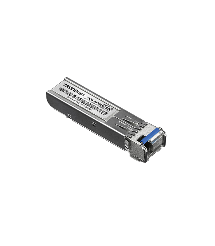 Modul SFP Dual Wavelength Single-Mode Simplex LC, 1.25G, TX:1310nm/RX:1550nm, 20Km - TRENDnet TEG-MGBS20D3