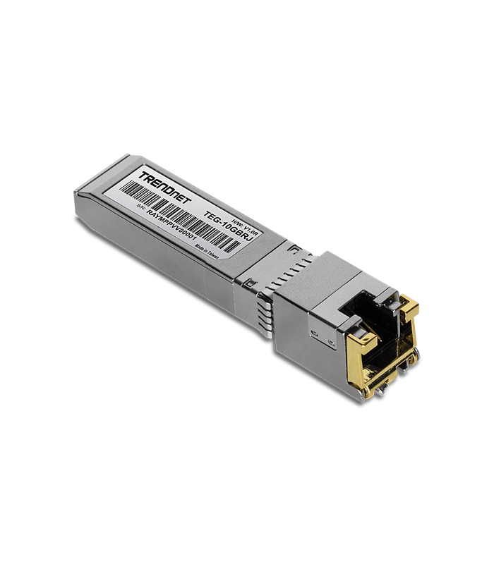 Modul RJ45 SFP+, 1/2.5/5/10G, 100/50/50/30m - TRENDnet TEG-10GBRJ