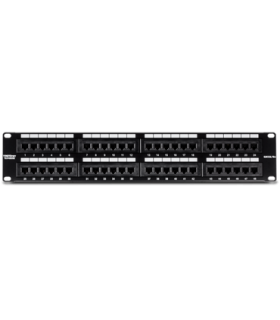 Patch Panel 48 porturi RJ45 UTP 19', Cat5/5e - TRENDnet TC-P48C5E