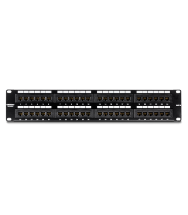 Patch Panel 48 porturi RJ45 UTP, Cat6 - TRENDnet TC-P48C6