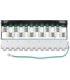 Patch Panel Wall Mount, 12 porturi RJ45 UTP, Cat6a, Ecranat, 0.5U - TRENDnet TC-P12C6AS