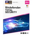 Licenta retail Bitdefender Total Security - protectie anti-malwarecompleta pentru Windows macOS iOS si Android