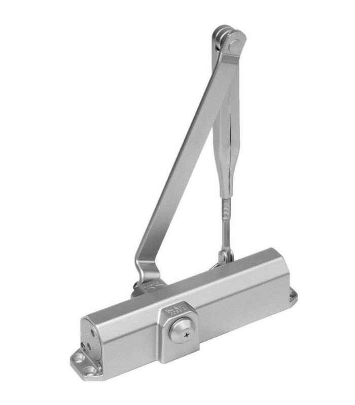 Amortizor hidraulic cu brat glisant, argintiu - DORMA TS90-IMPULSE-SILVER