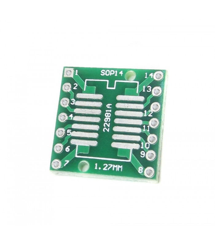 Placă Adaptoare SOP14, SSOP14 și TSSOP14 către DIP