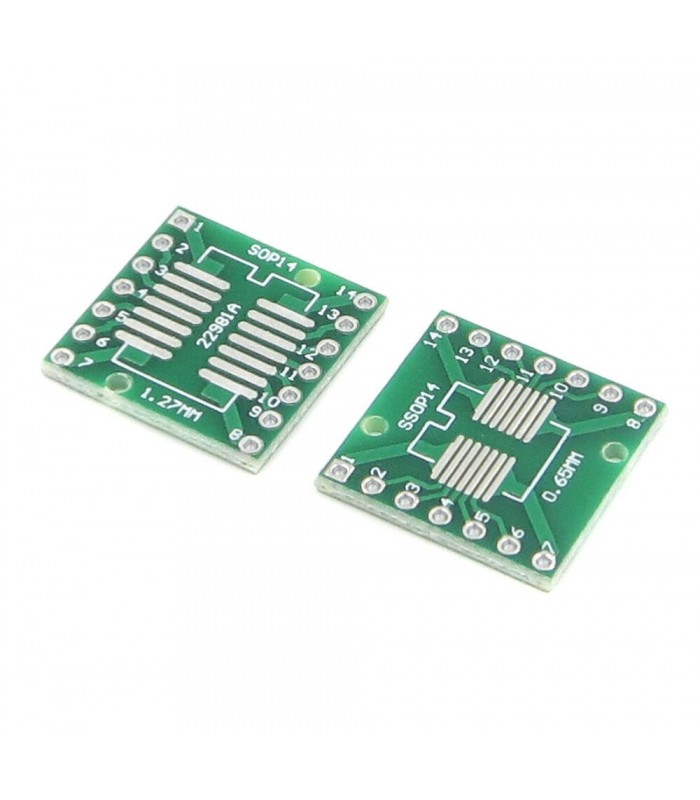 Placă Adaptoare SOP14, SSOP14 și TSSOP14 către DIP