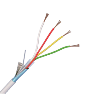 Cablu de alarma 4 fire ecranate, cupru integral, 100m - eRaya AL10422-100