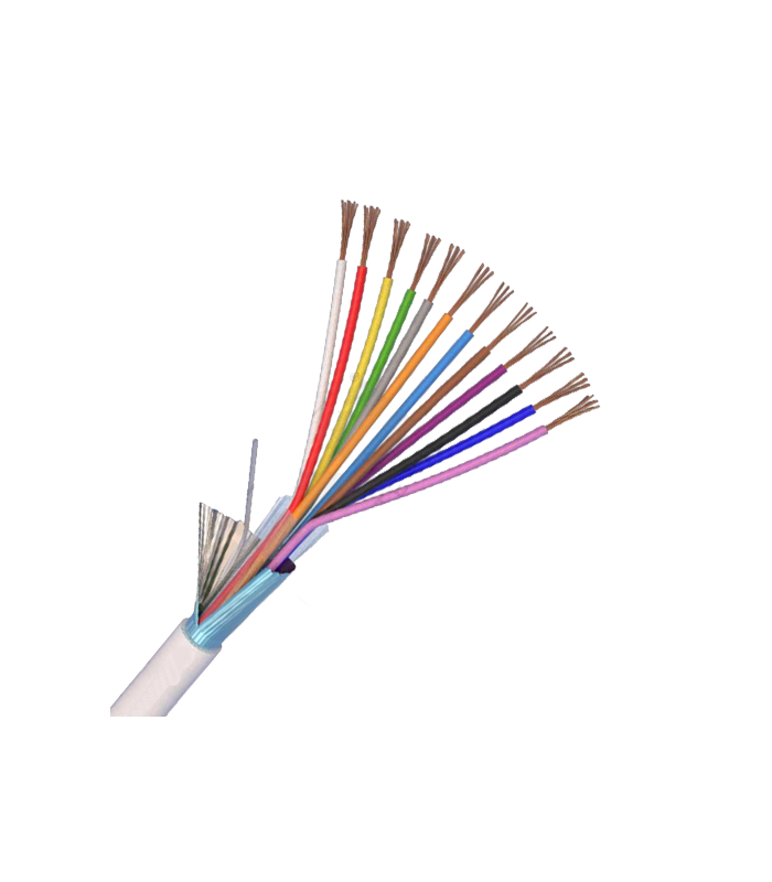 Cablu de alarma 12 fire ecranate, cupru integral, 100m - Eraya AL11222-100