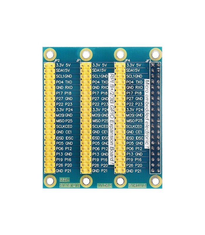 Placa expansiune triplă Raspberry Pi 3 Model B