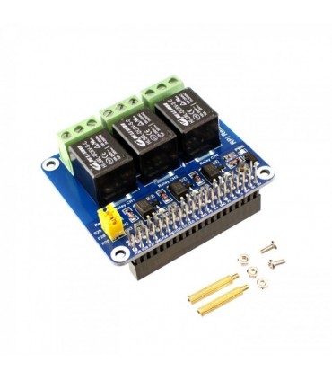 Placa expansiune relee Raspberry Pi 3 Model B