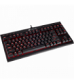 Tastatura mecanica corsair k63 compact cherry mx red key rollover full key (nkro) with 100% anti-ghosting