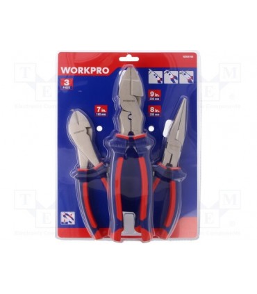 Set clești Workpro 3