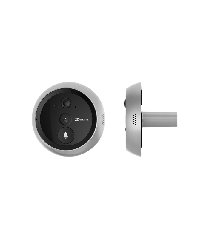 Vizor electronic smart EZVIZ, Wi-Fi, FullHD 1080P, monitor 4.3 inch, acumulator 4600mAh, senzor miscare PIR, slot SDcard