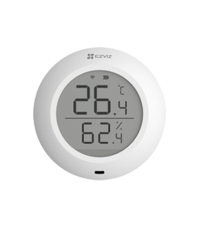 Senzor de temperatura si umiditate Smart Home EZVIZ, afisaj 1.8 inch, comunicare Wireless ZigBee CS-T51C