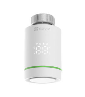 Termostat inteligent EZVIZ, pentru calorifer, afisaj LED, precizie 0.5Â°C, comunicare Wireless ZigBee CS-T55-R100-G